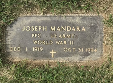 Joseph Mandara Grave Marker